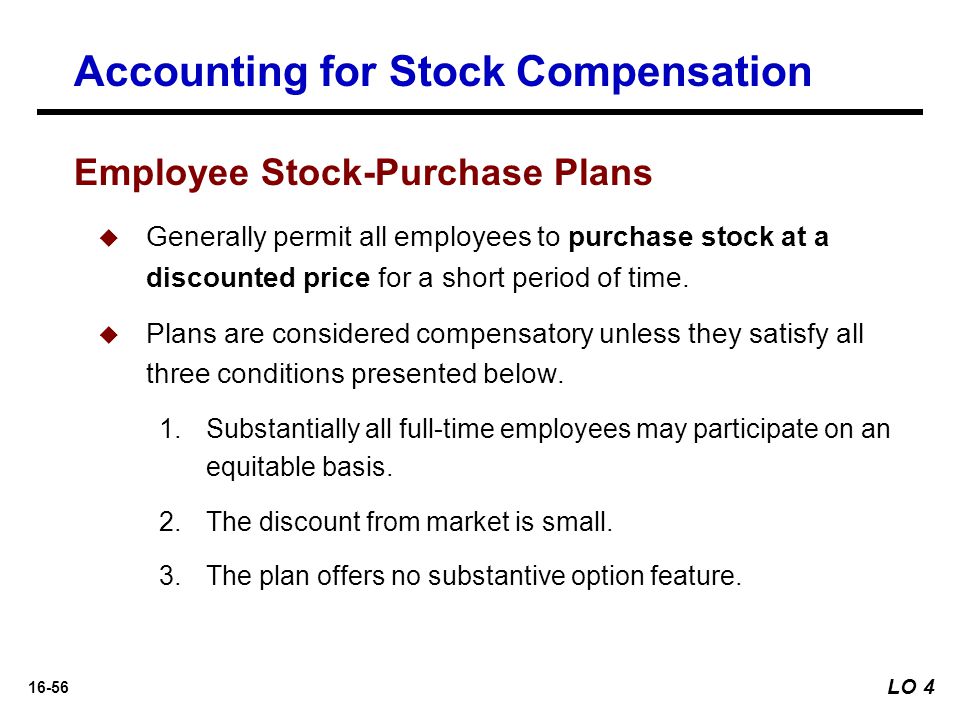 compensation expense resulting compensatory stock option plan generally